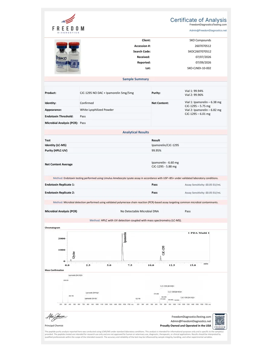 CJC 1295 no dac + Ipamorelin - Image 2
